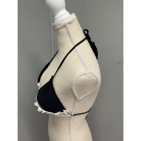 O’Neill XL Triangle Crochet‎ Fringe Bikini Top - Picture 5 of 10